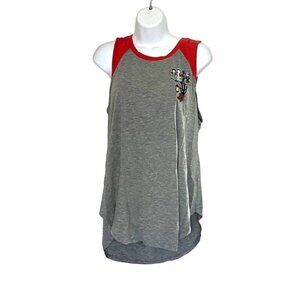 Stranger Things Embroidered Sleeveless Muscle Shirt Sz XL